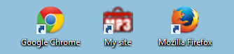 16x16的Favicon图标添加到任务栏