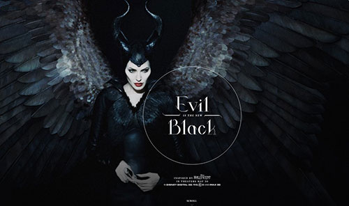 Maleficent Tumblr 电视、电影网站制作案例欣赏