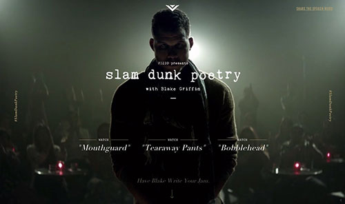 Slam Dunk Poetry 电视、电影网站制作案例欣赏